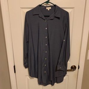 Umgee denim style tunic dress